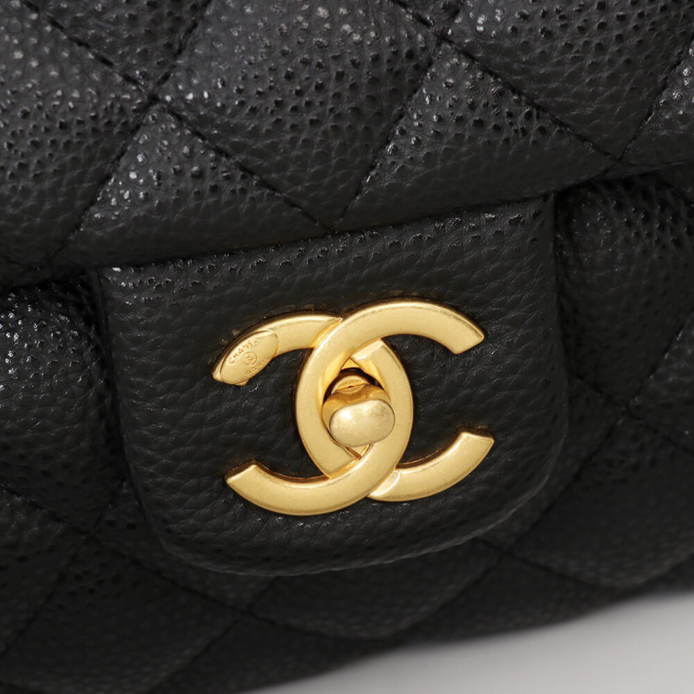 Ch**el Travel Flap Bag Black