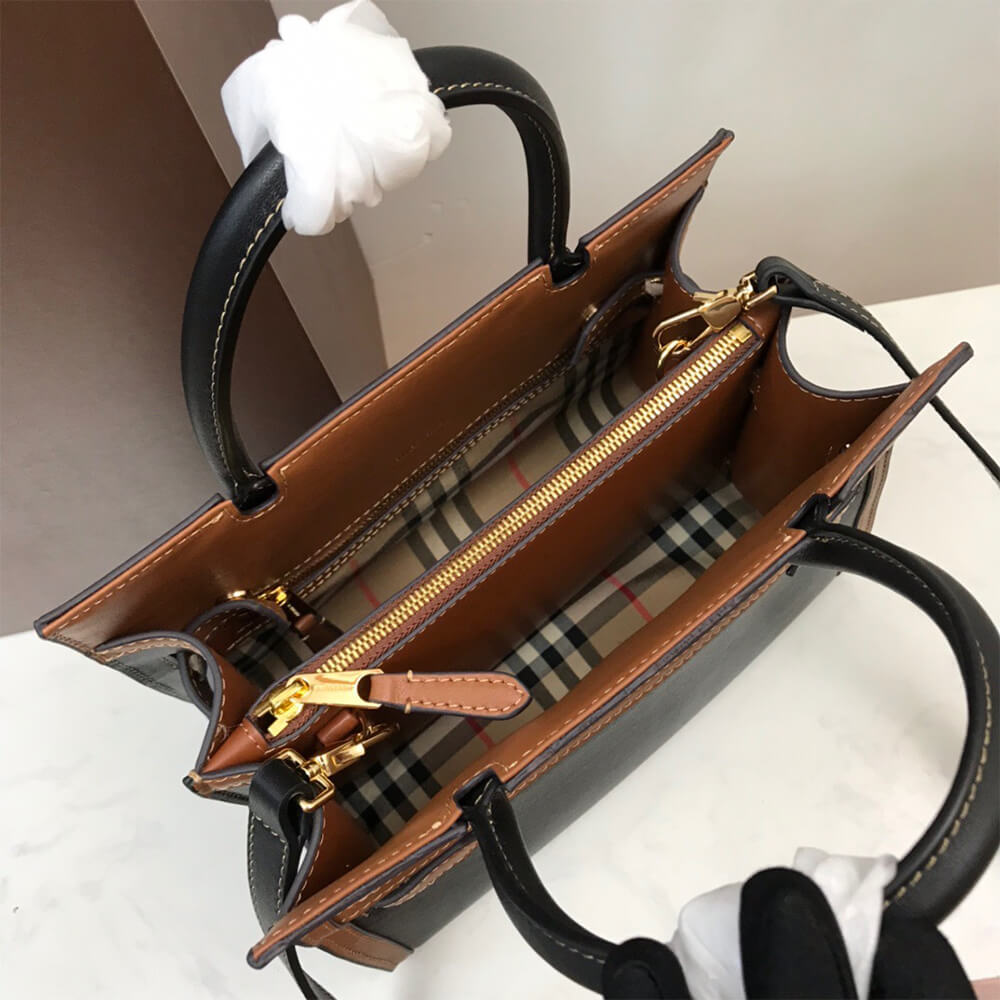 Mini Vintage Check Two Handle Title Bag