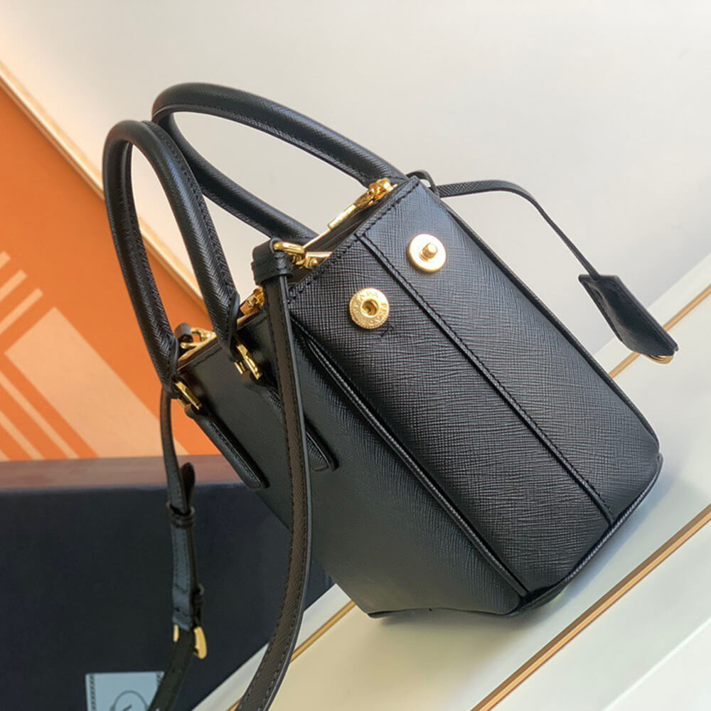 Pra*a Galleria Saffiano leather mini-bag