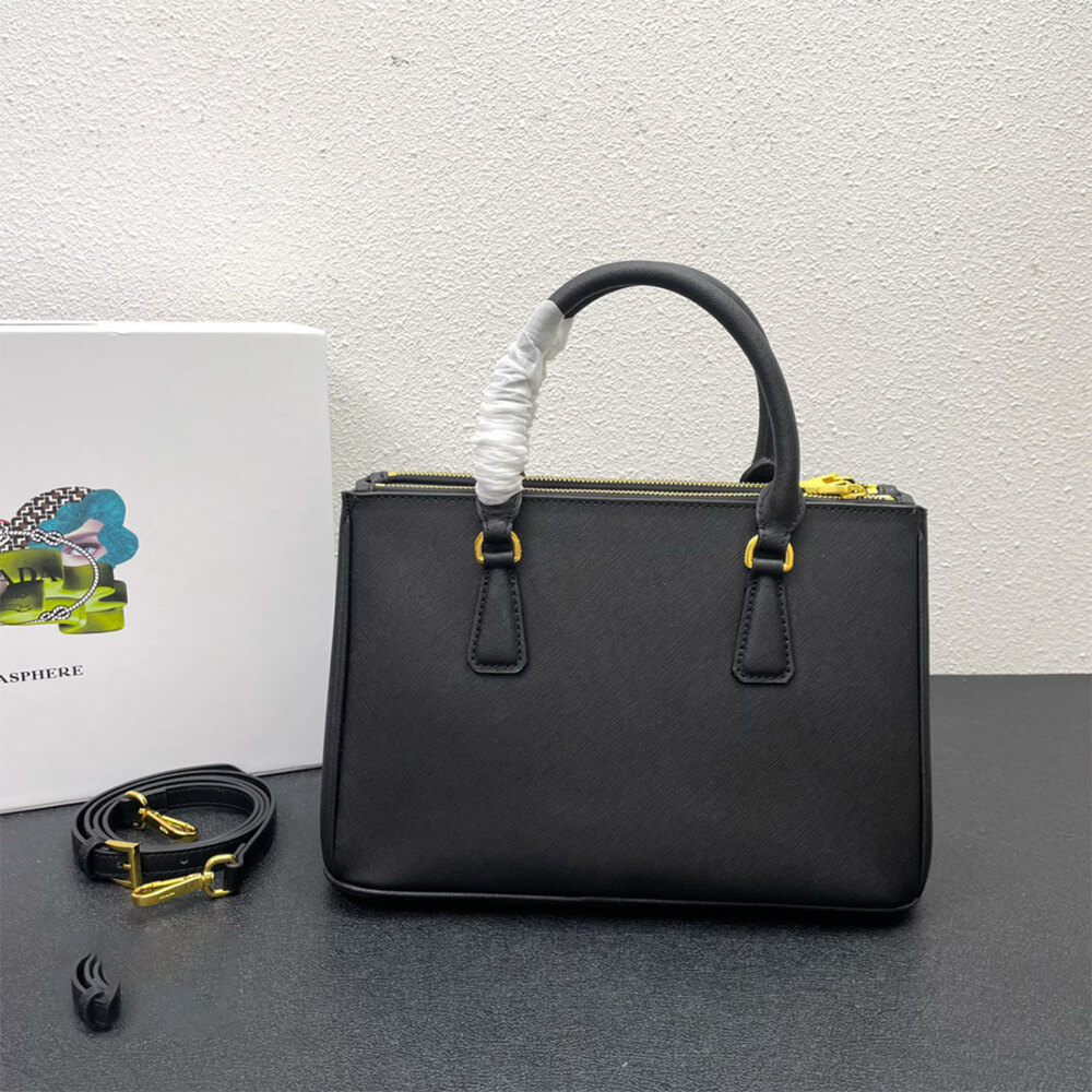 Large Pra*a Galleria Saffiano leather bag