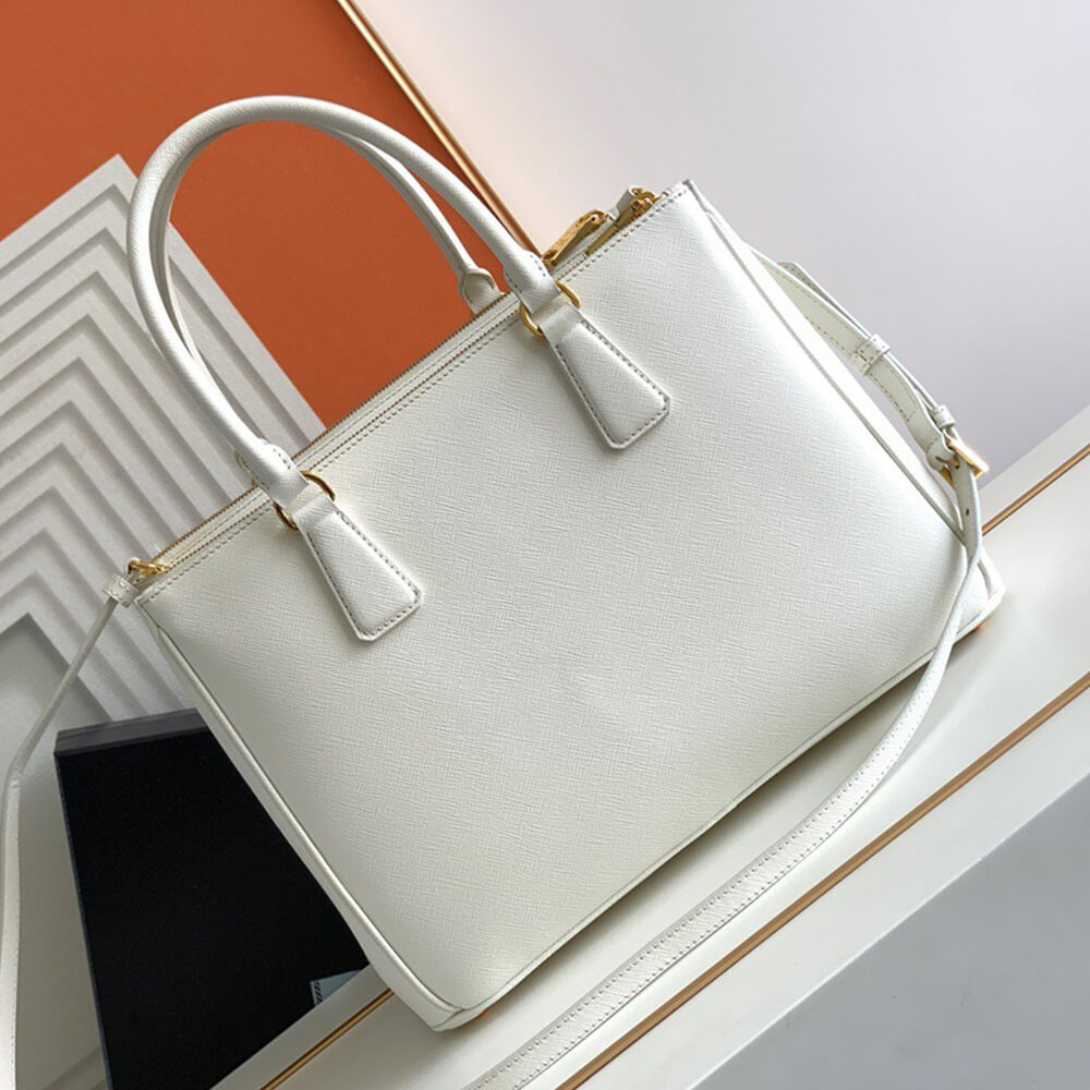 Large Pra*a Galleria Saffiano leather bag