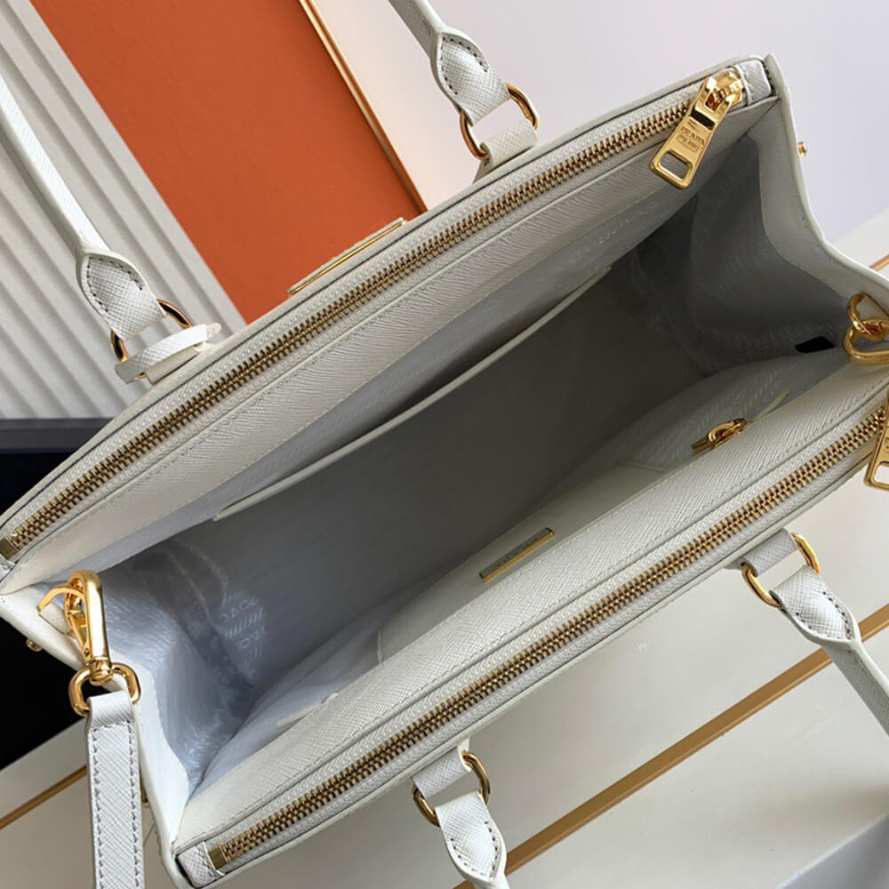Large Pra*a Galleria Saffiano leather bag