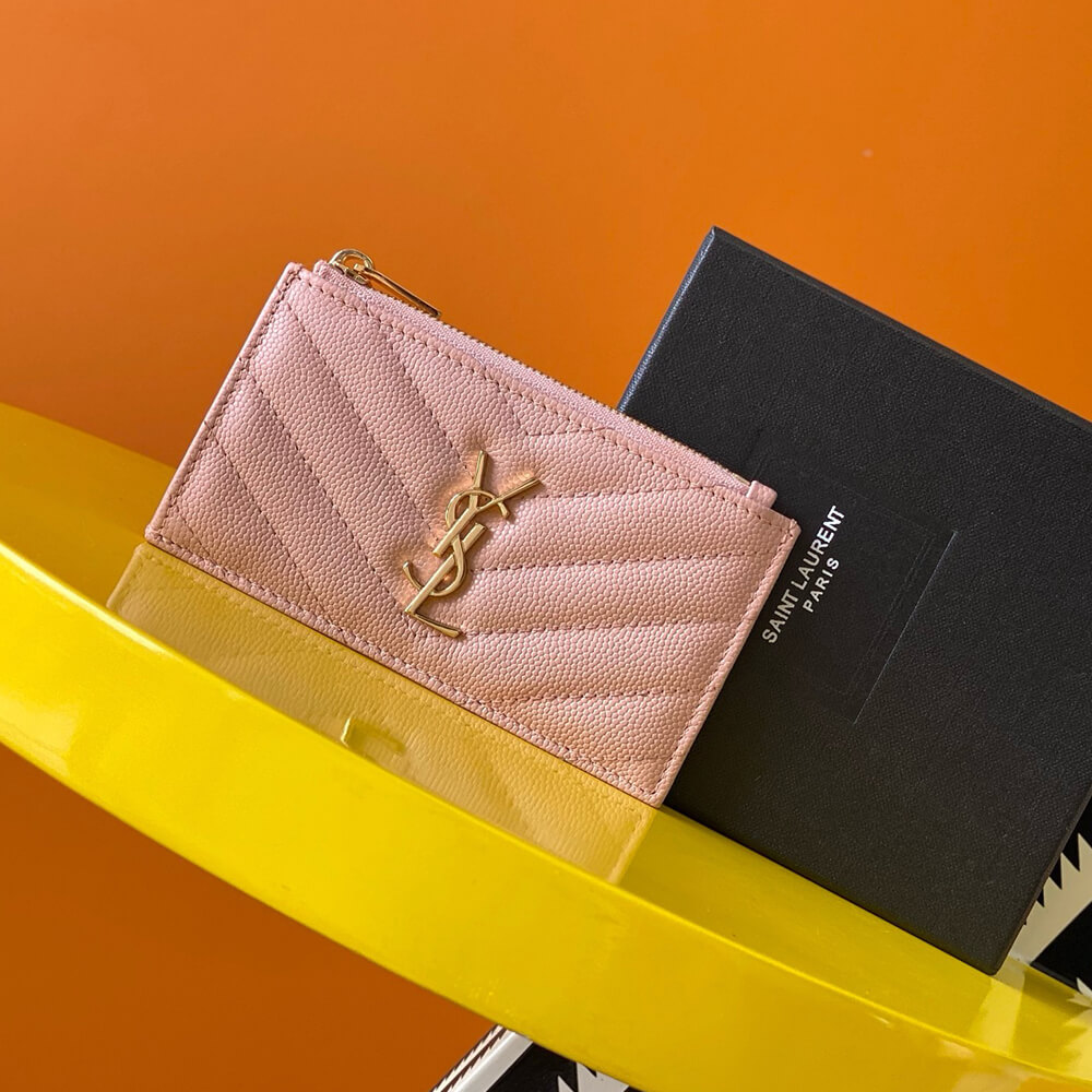 Y51 CASSANDRE MATELASSÉ FRAGMENTS ZIPPED CARD CASE(HIGH-END GRADE)