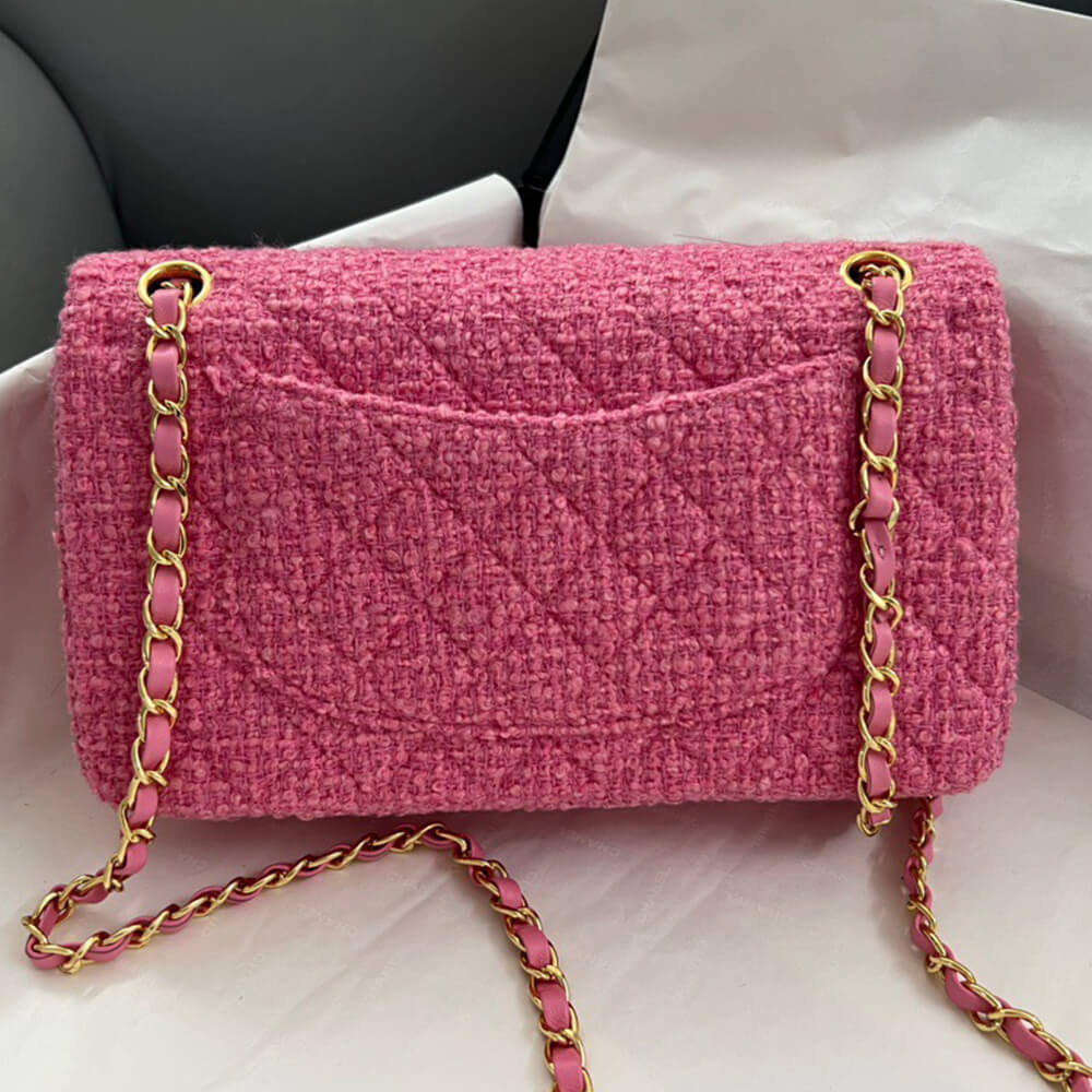 Ch**el Tweed Medium Classic Flap Bag