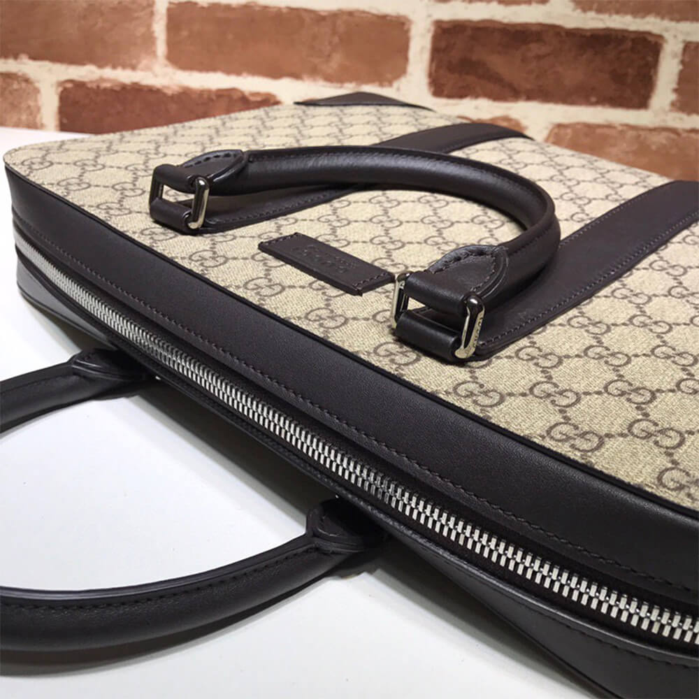 Gvc*1 GG Beige Briefcase