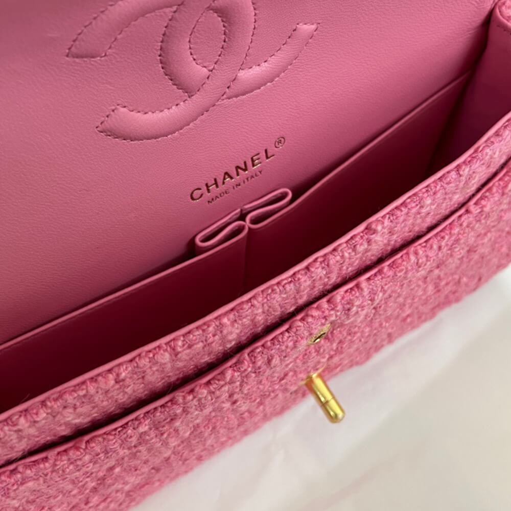 Ch**el Tweed Medium Classic Flap Bag