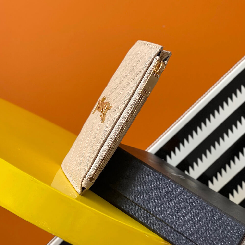 Y51 CASSANDRE MATELASSÉ FRAGMENTS ZIPPED CARD CASE(HIGH-END GRADE)