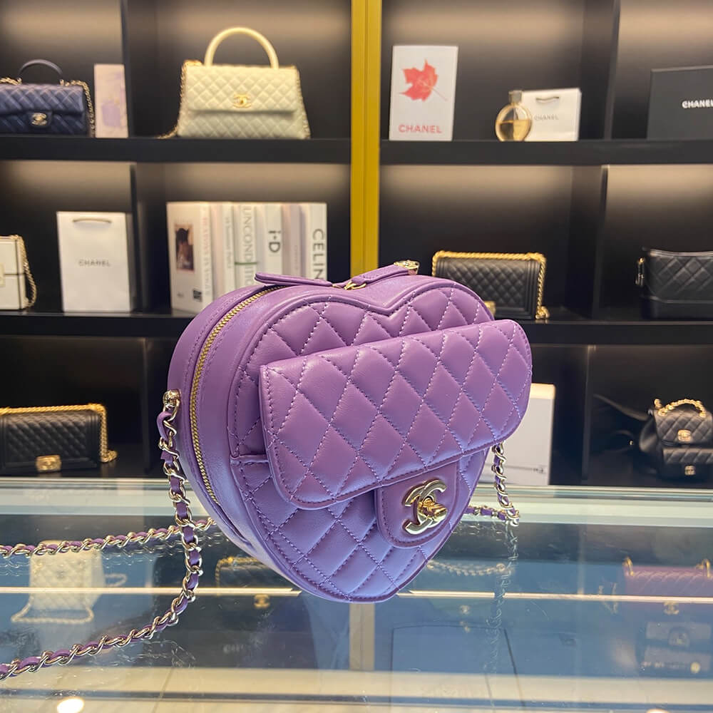 Ch**el 22s Heart Bag