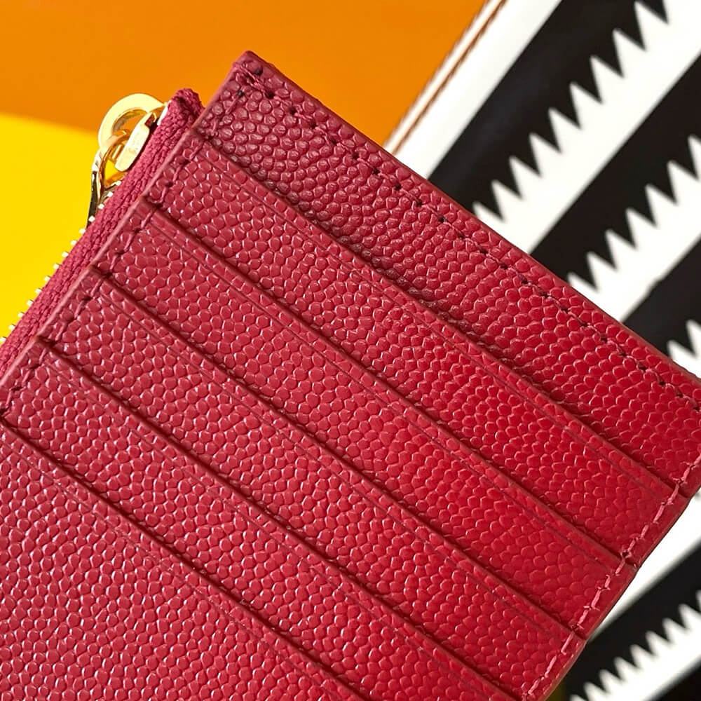 Y51 CASSANDRE MATELASSÉ FRAGMENTS ZIPPED CARD CASE(HIGH-END GRADE)