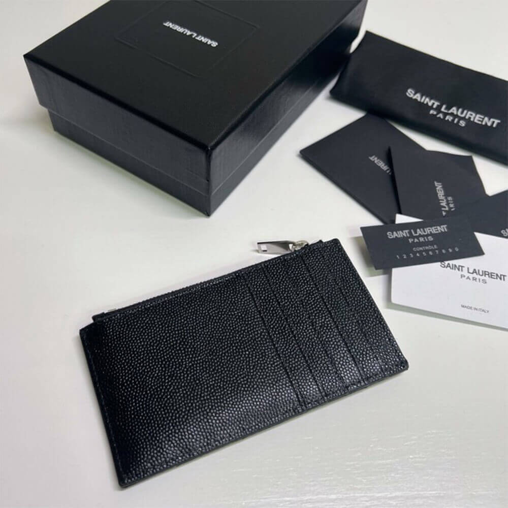 Y51 CASSANDRE MATELASSÉ FRAGMENTS ZIPPED CARD CASE(HIGH-END GRADE)