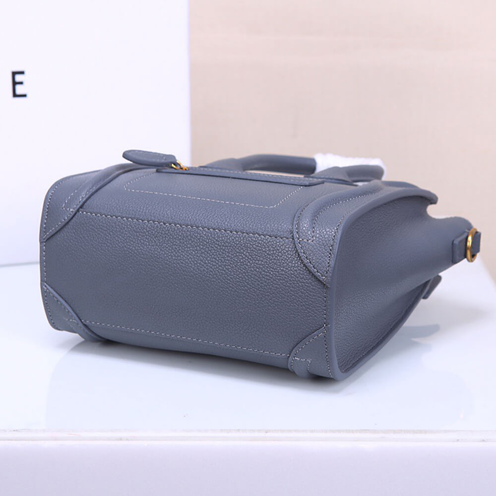 ce1i*e nano lU*gage bag in calfskin