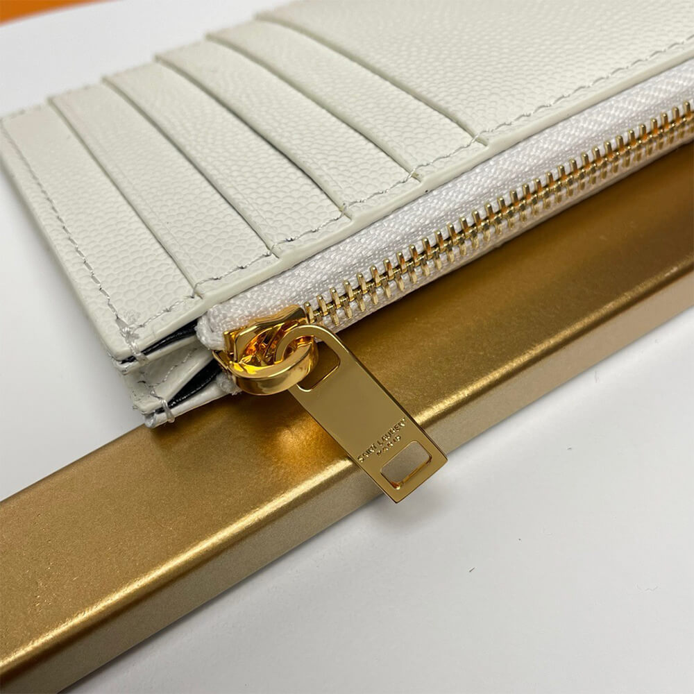 Y51 CASSANDRE MATELASSÉ FRAGMENTS ZIPPED CARD CASE(HIGH-END GRADE)