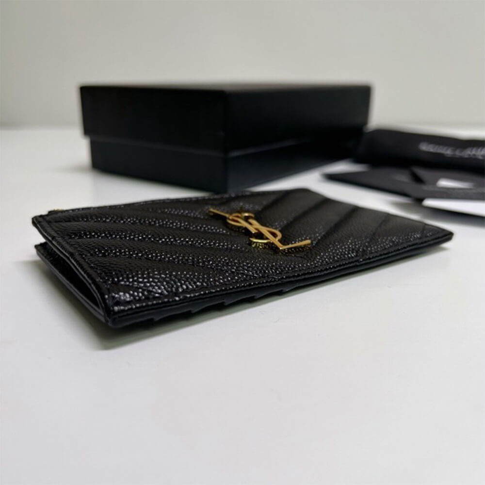 Y51 CASSANDRE MATELASSÉ FRAGMENTS ZIPPED CARD CASE(HIGH-END GRADE)