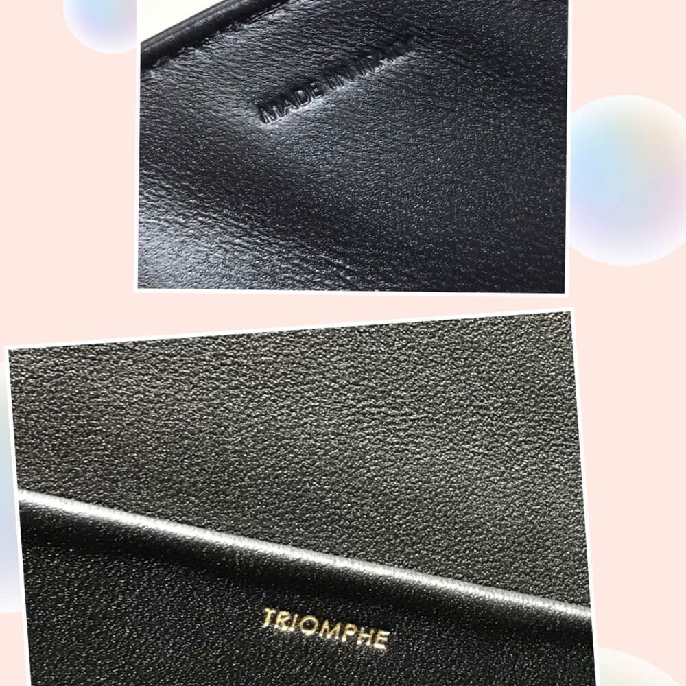 Ce1i*e CLASSIQUE TRIOMPHE BAG IN SHINY CALFSKIN(HIGH-END GRADE)