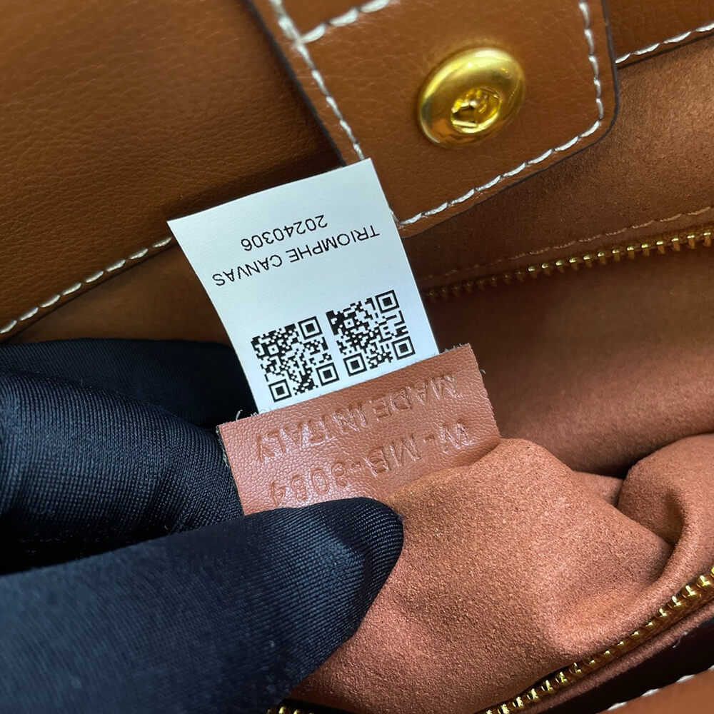 Ce1i*e MEDIUM CABAS ANAIS CUIR TRIOMPHE IN GRAINED CALFSKIN