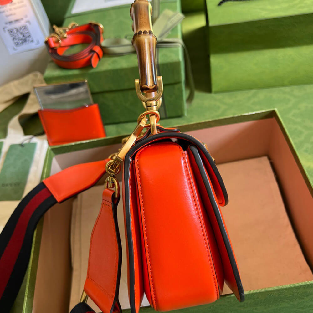 Gvc*1 BAMBOO 1947 JUMBO GG SMALL TOP HANDLE BAG