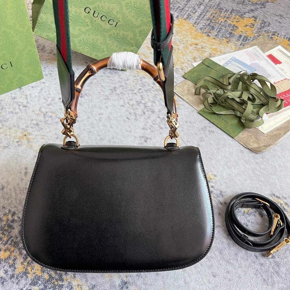 Gvc*1 BAMBOO 1947 JUMBO GG SMALL TOP HANDLE BAG
