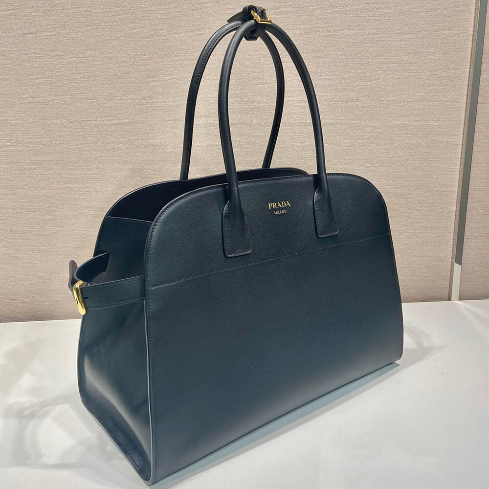 Pra*a Large leather tote bag(high-end grade)
