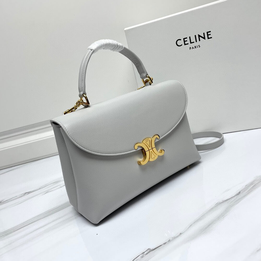 Ce1i*e MEDIUM NINO BAG IN S*pPLE CALFSKIN
