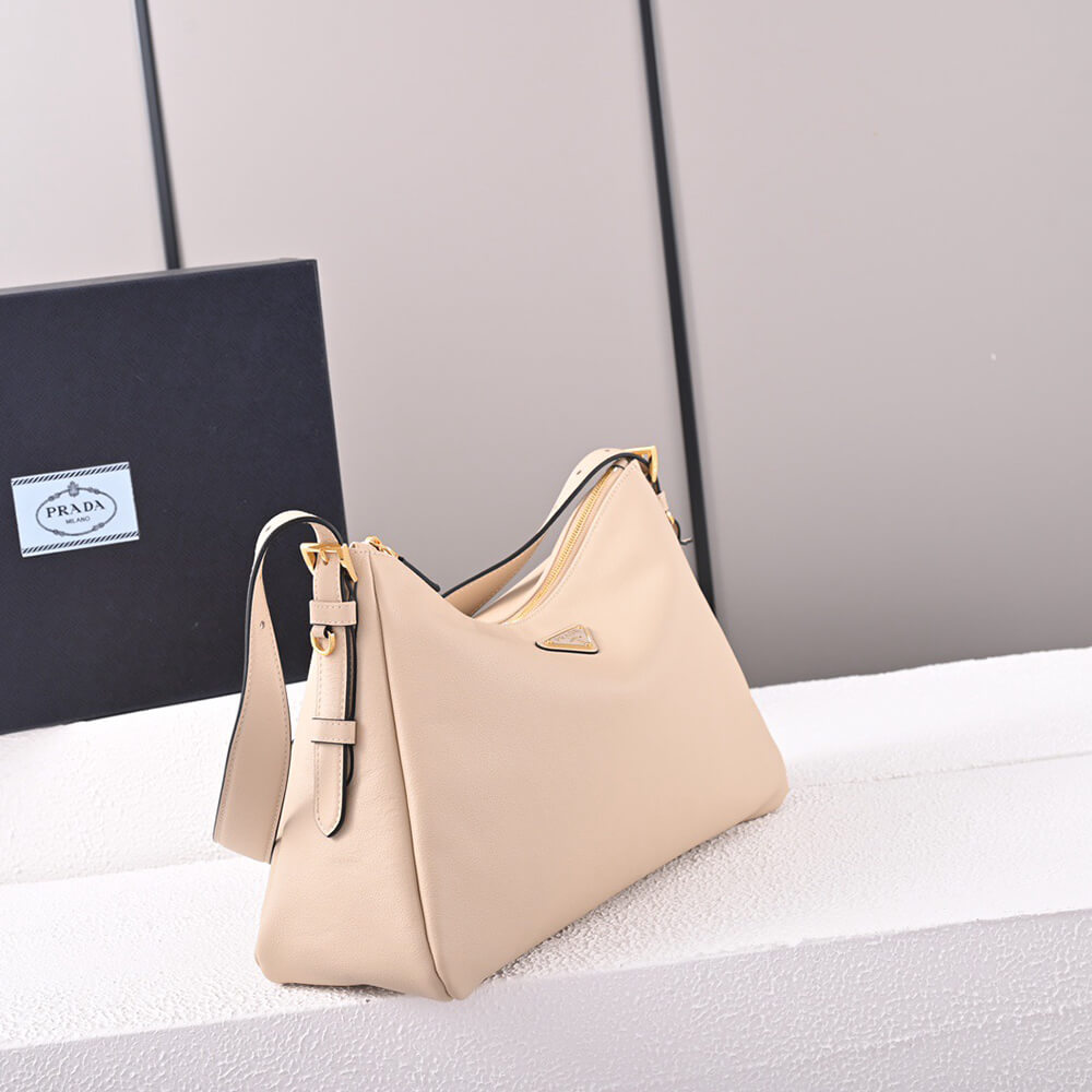 Pra*a Aimee large leather shoulder bag