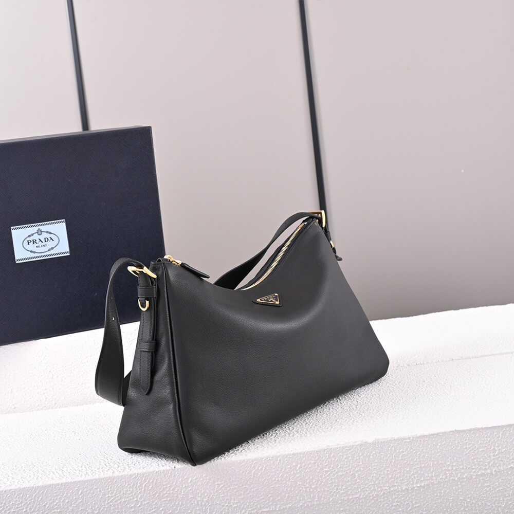 Pra*a Aimee large leather shoulder bag
