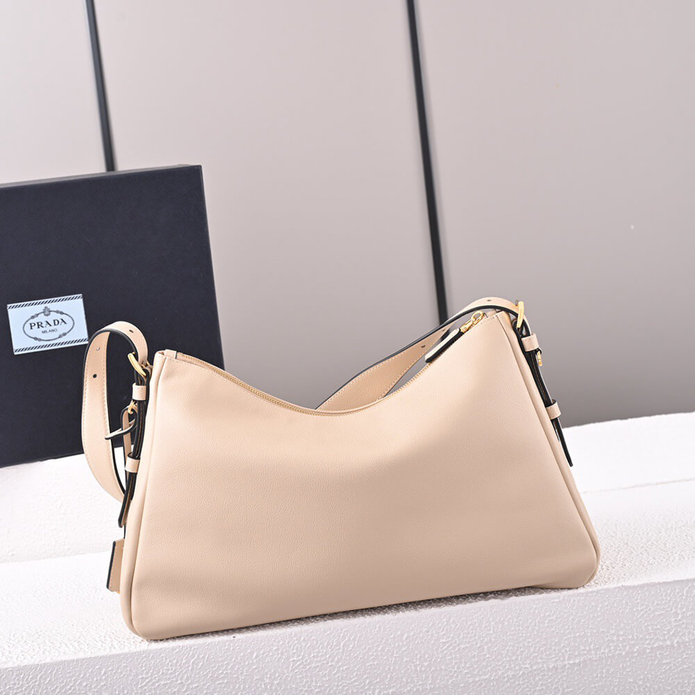 Pra*a Aimee large leather shoulder bag