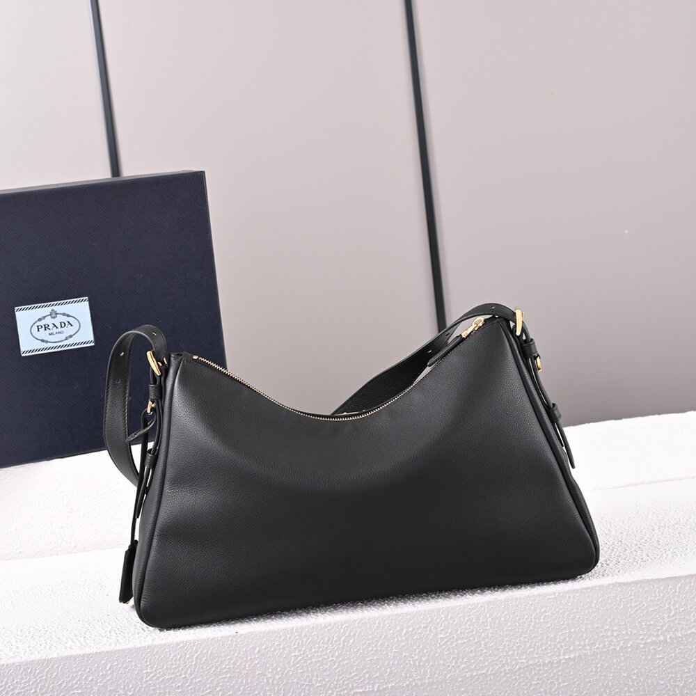Pra*a Aimee large leather shoulder bag