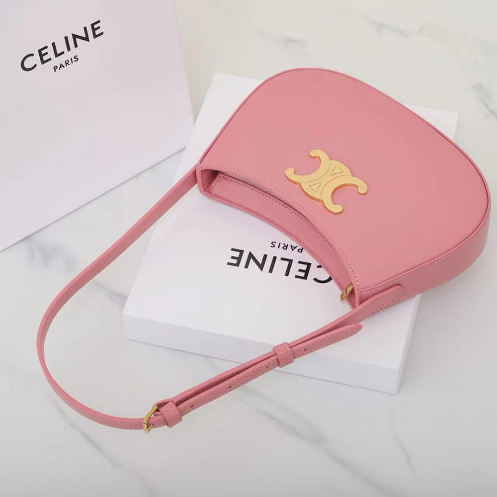 Ce1i*e MEDIUM TILLY BAG in shiny calfskin