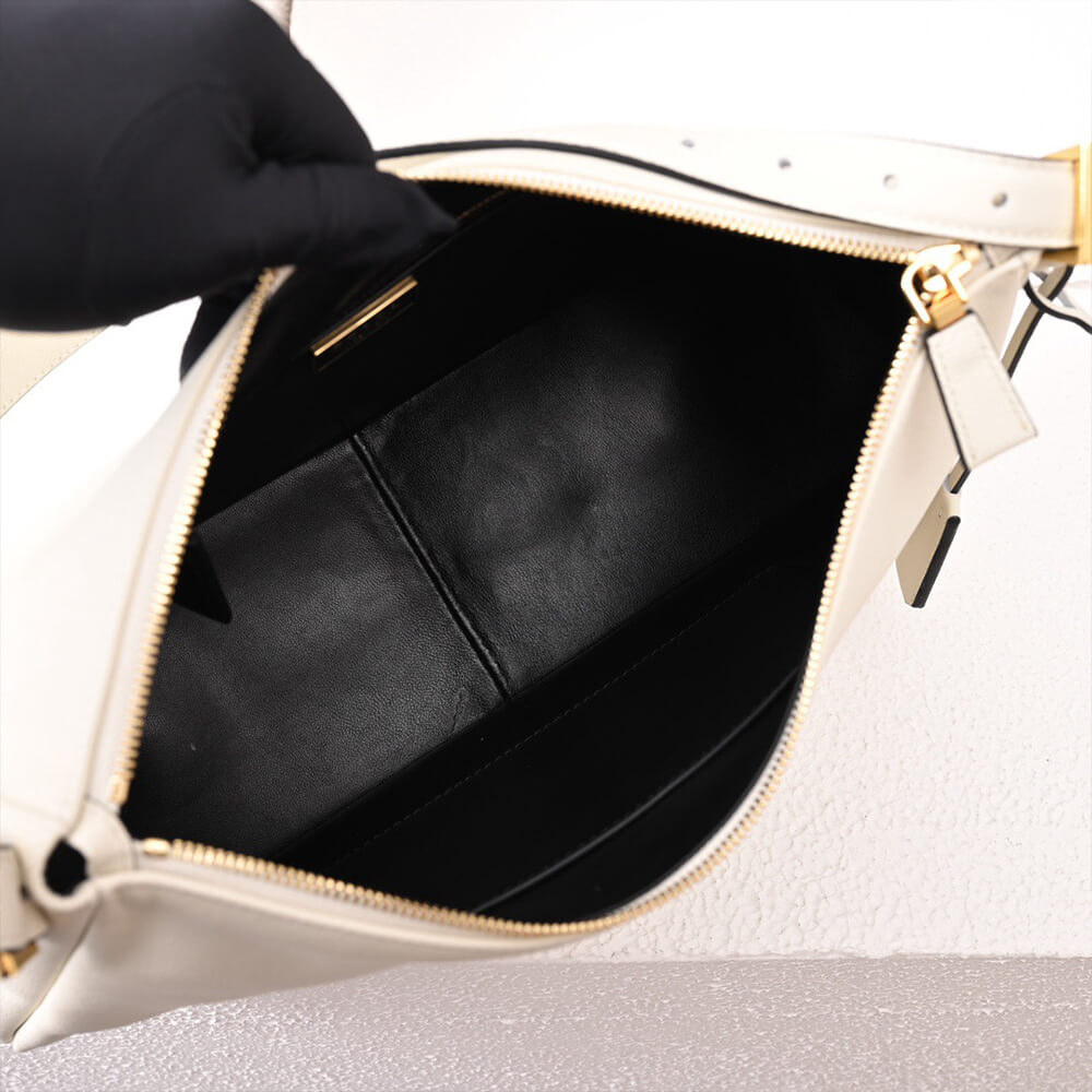 Pra*a Aimee large leather shoulder bag