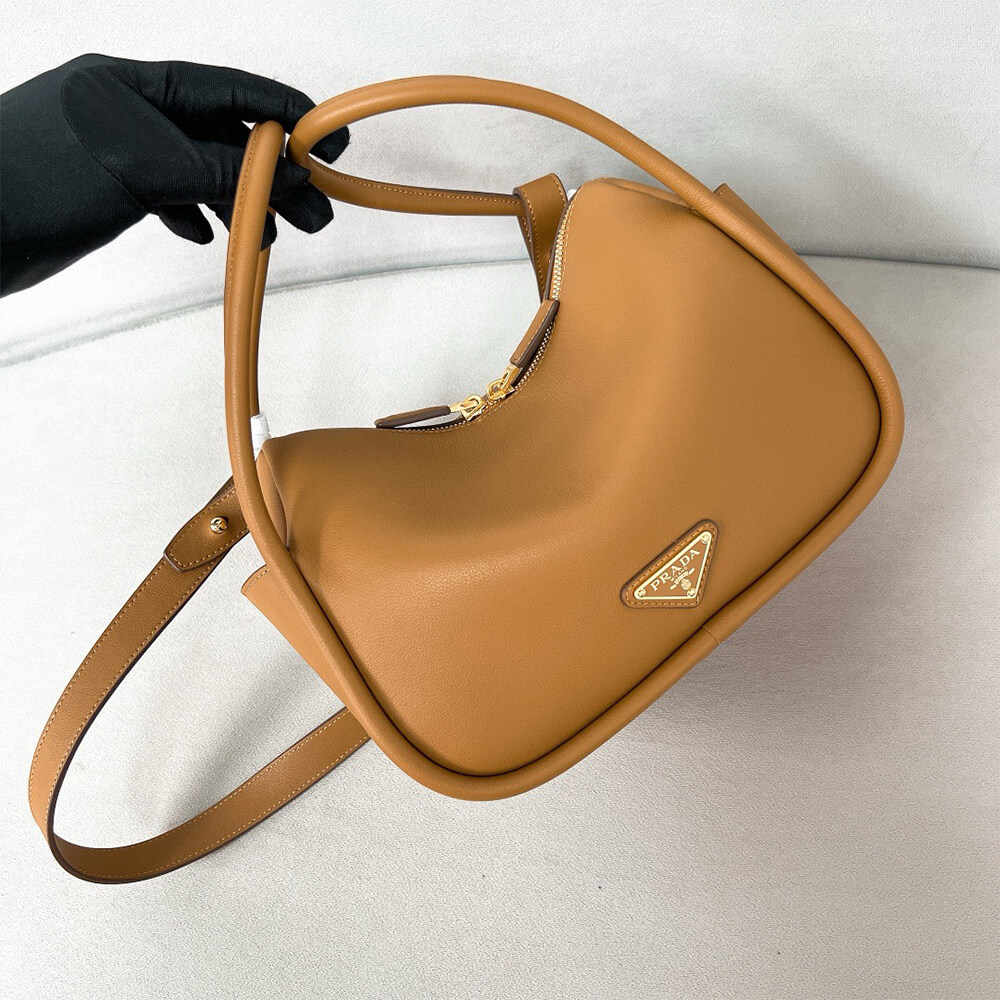 Pra*a Darling leather handbag(HIGH-END GRADE)