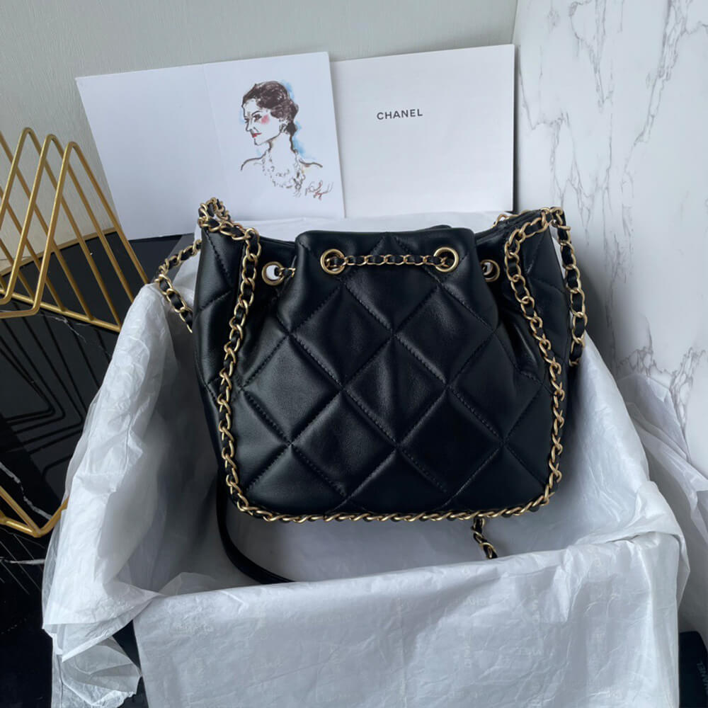 Ch**el Small Bucket Bag(HIGH-END GRADE)