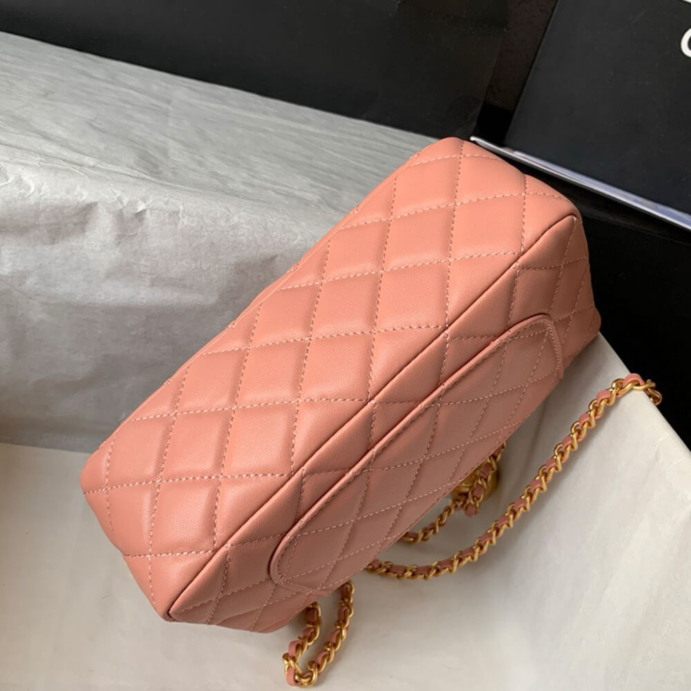 Ch**el Pearl Crush Mini Rectangular Flap