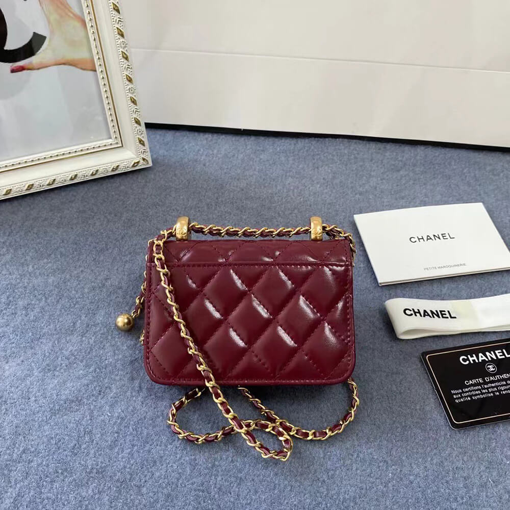 Ch**el Mini Clutch with Chain(high-end grade)