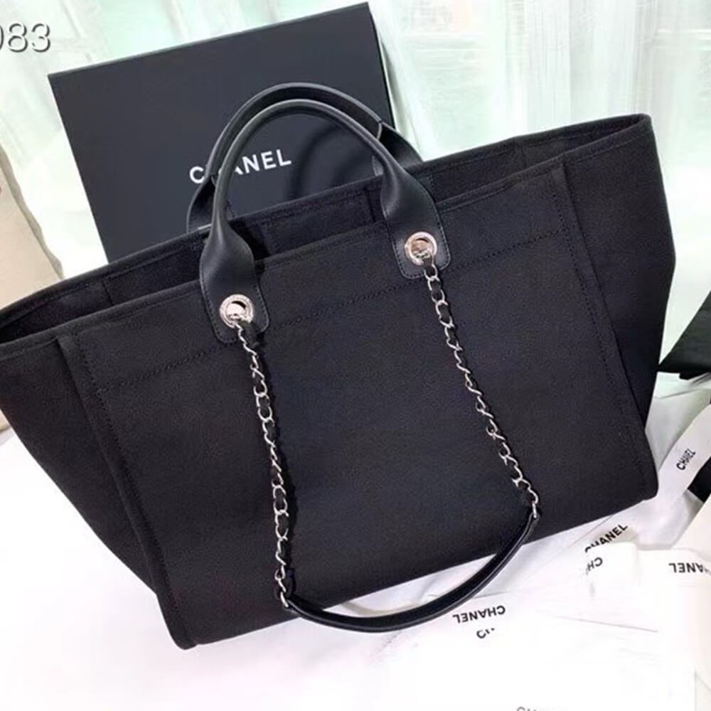 Ch**el MEDIUM DEAUVILLE TOTE(HIGH-END Grade)