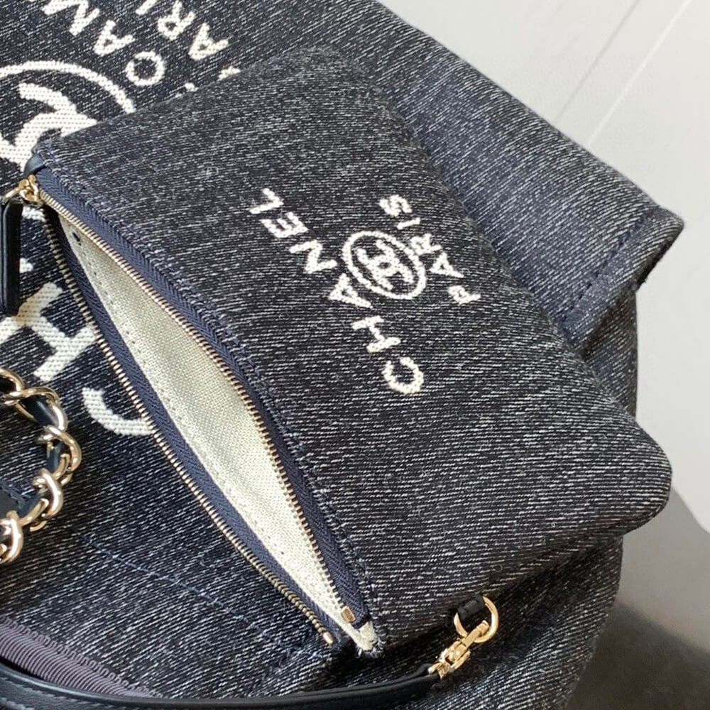Ch**el LARGE DEAUVILLE TOTE(HIGH-END GRADE)