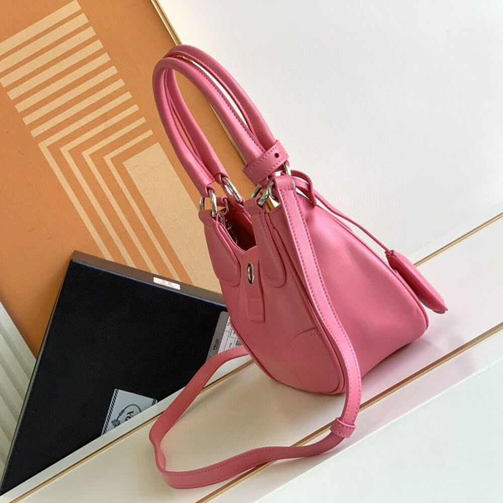 Pra*a Moon padded nappa-leather bag
