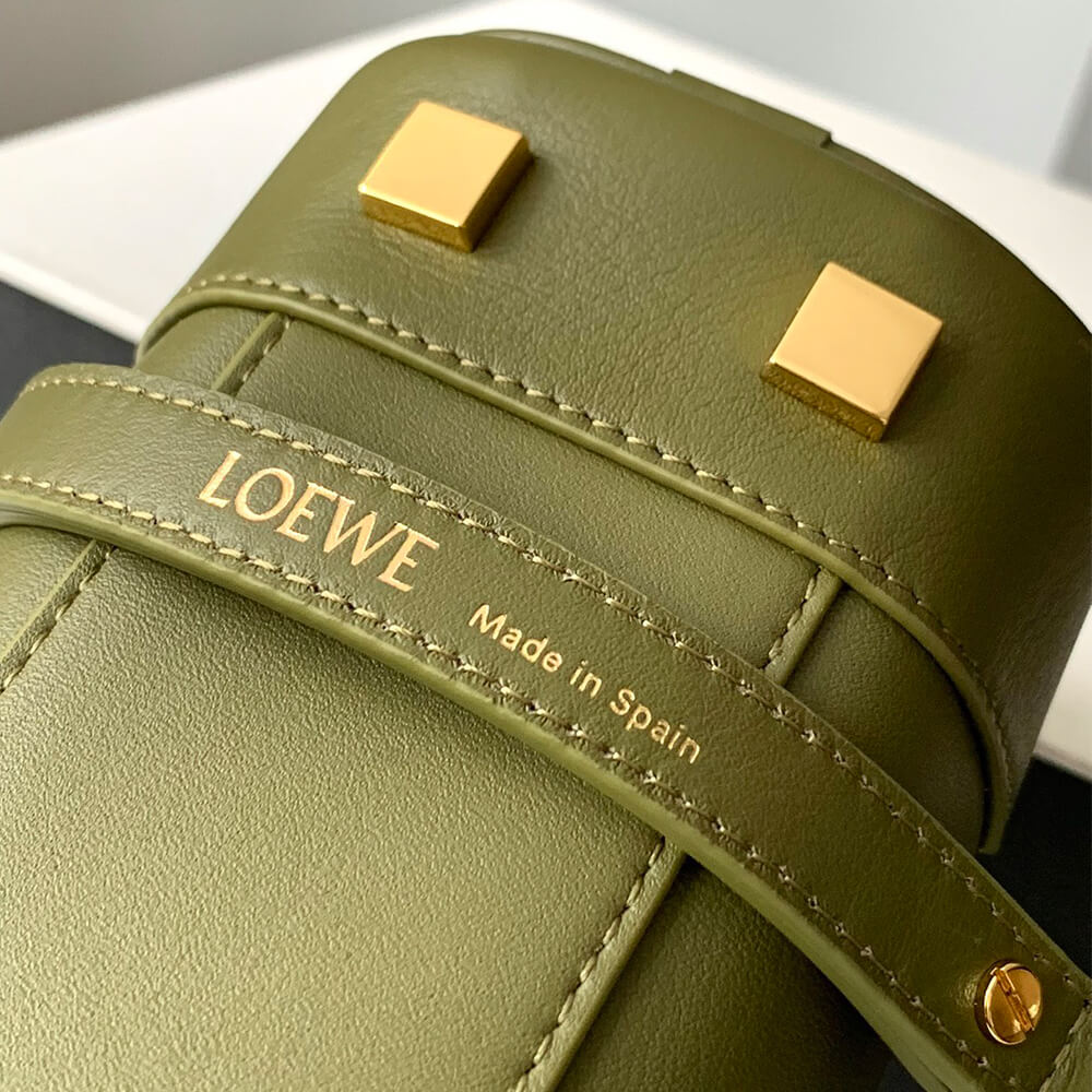 L0ew* Amazona 23 Cropped bag in nappa calfskin(HIGH-END GRADE)
