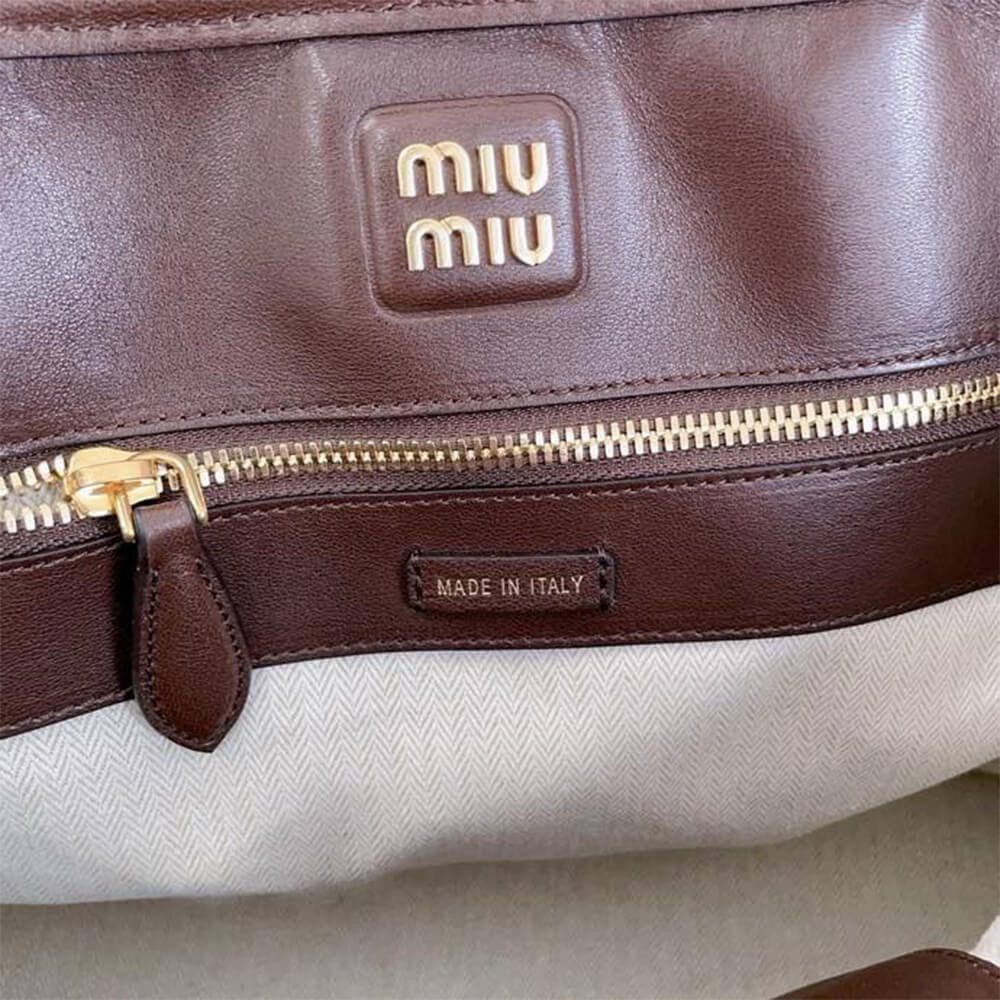 M1um1u Medium Aventure nappa leather bag(HIGH-END Grade)