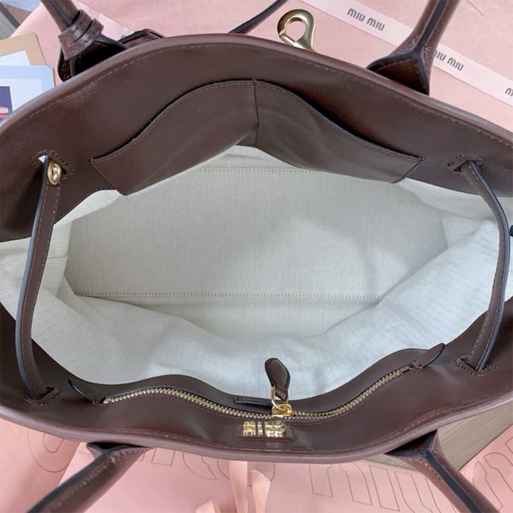 M1um1u Medium Aventure nappa leather bag(HIGH-END Grade)