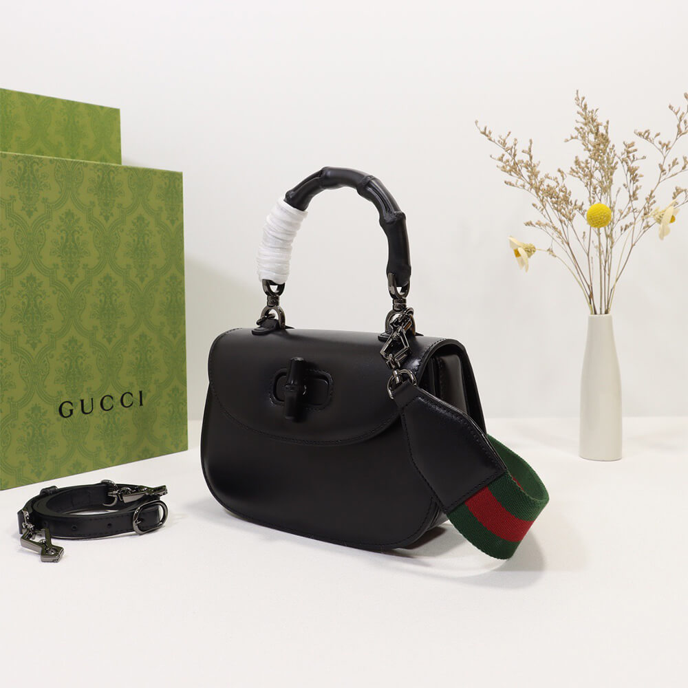 Gvc*1 Bamboo 1947 medium top handle bag(TAX-FREE GRADE)