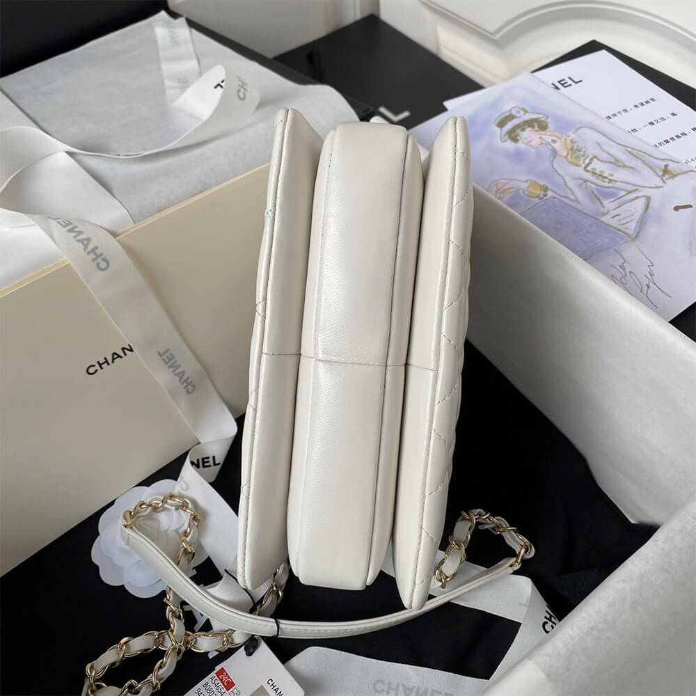 Ch**el Mini Flap Bag with Top Handle(HIGH-END GRADE)