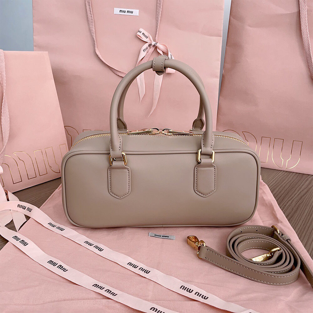 M1um1u Large Arcadie Leather Bag(HIGH-END GRADE)