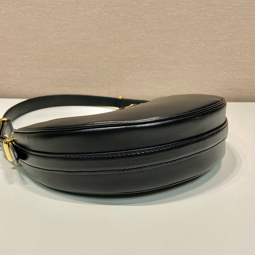 Pra*a Arqué small leather shoulder bag(HIGH-END GRADE)