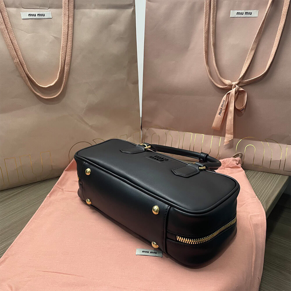 M1um1u Large Arcadie Leather Bag(HIGH-END GRADE)