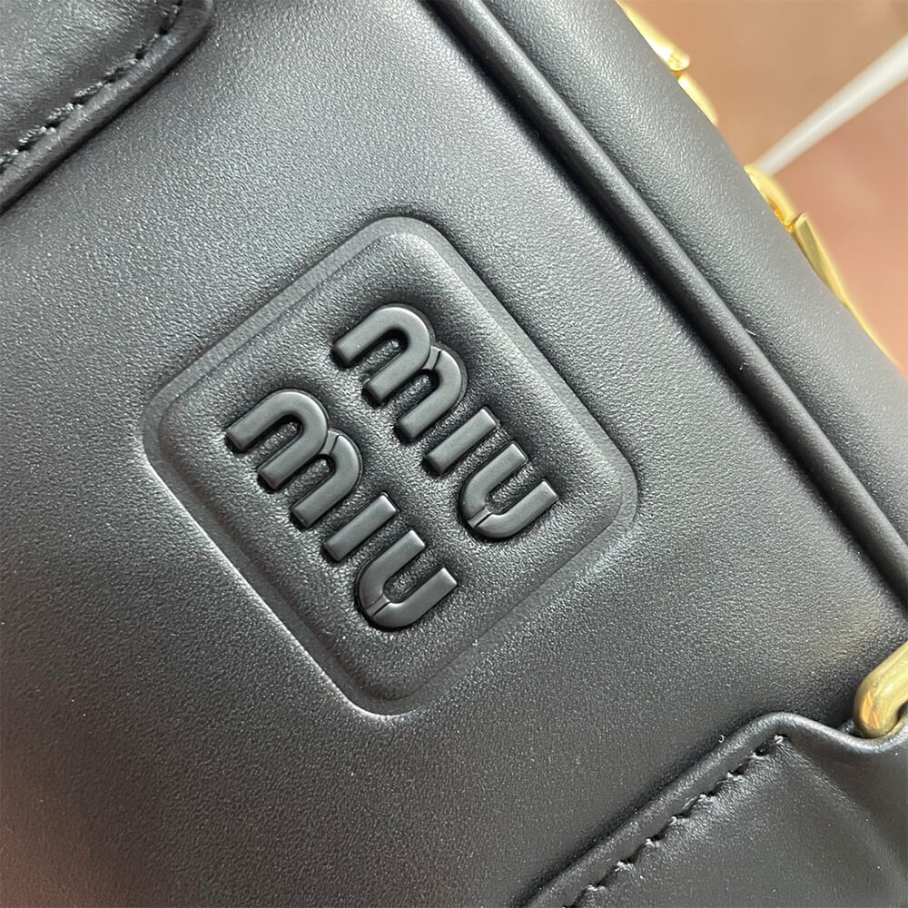 M1um1u Large Arcadie Leather Bag(HIGH-END GRADE)