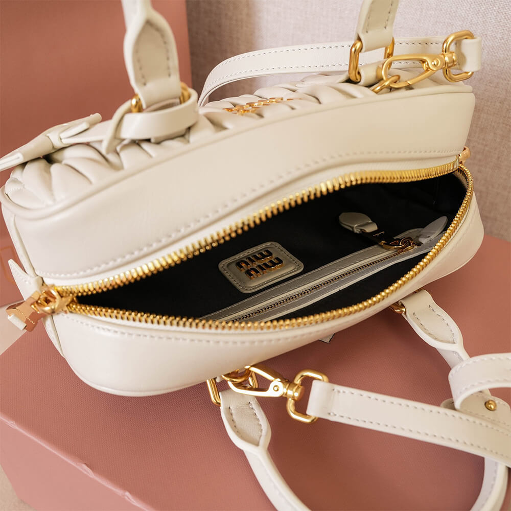 M1um1u Medium Arcadie matelasse nappa Bag(HIGH-END GRADE)