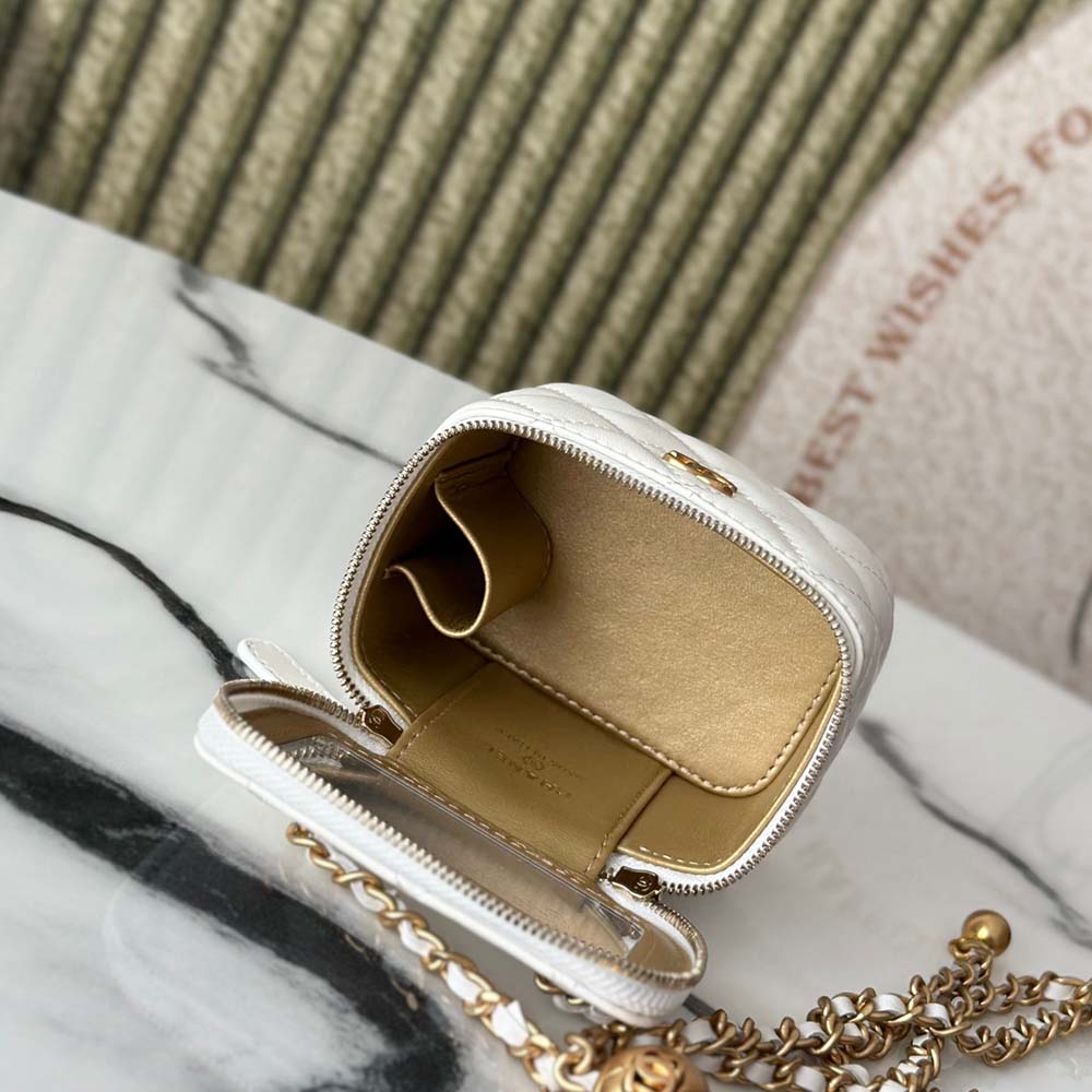 Ch**el Small Vanity Case(HIGH-END GRADE)