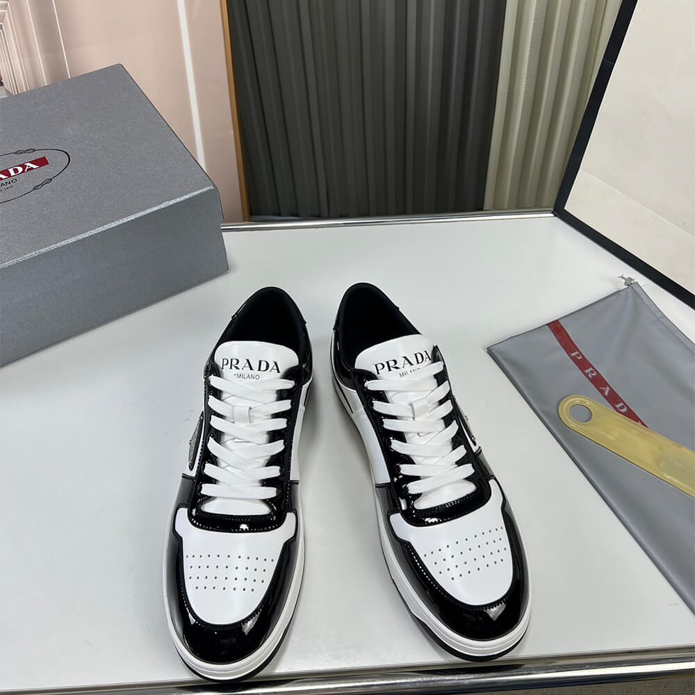 Pra*a Downtown nappa leather sneakers