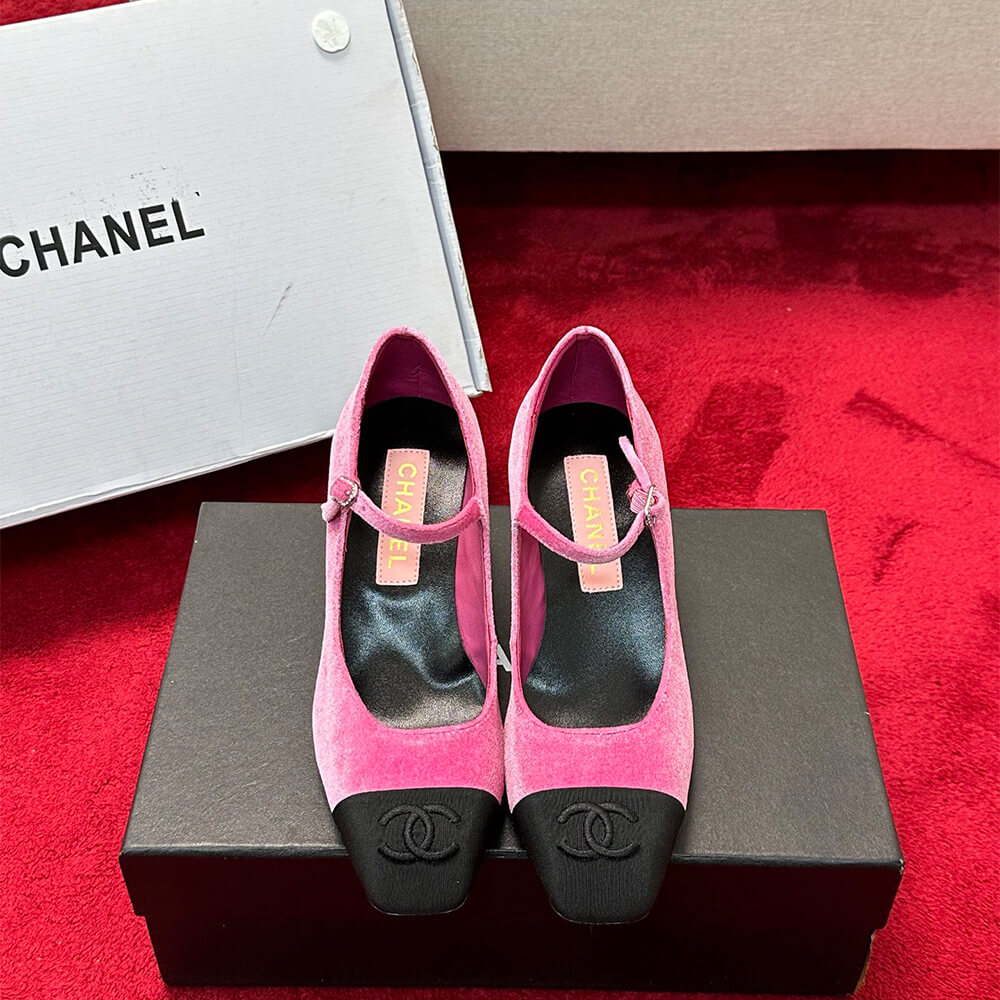 Ch**el Mary Janes Heel