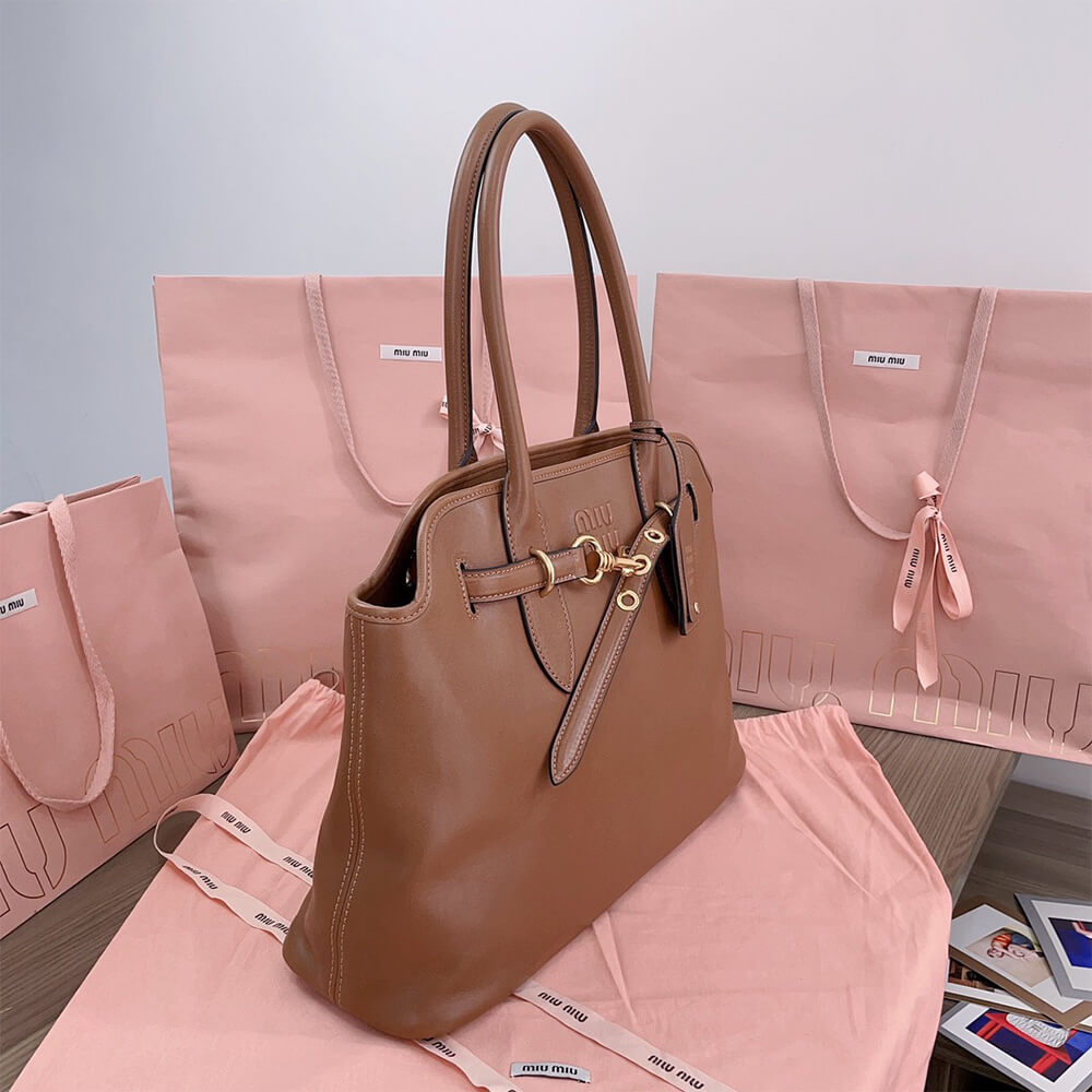 M1um1u Medium Aventure nappa leather bag(HIGH-END Grade)